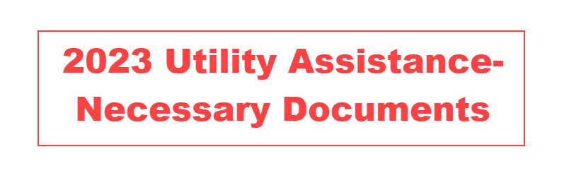 2023 Utility Assistance Docs